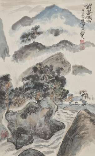 CHENG SHIFA (1921-2007) Mountains after Rain