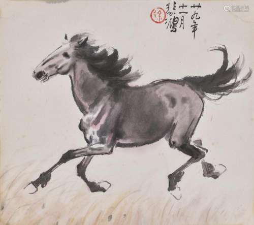 XU BEIHONG(1895-1953) A Rouge Pony