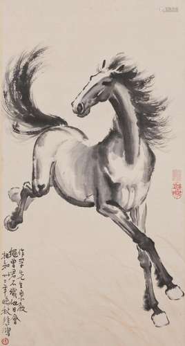 XU BEIHONG (1895-1953) Galloping Horse