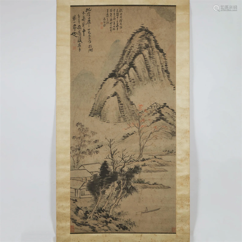 Attributed to Gao Fenghan (1683-1749), Landscape, 高凤翰 (16...