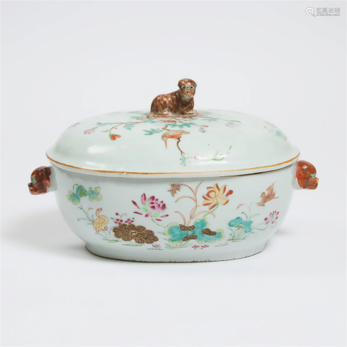 A Chinese Export Tureen and Cover, Qianlong Period, 18th Ce