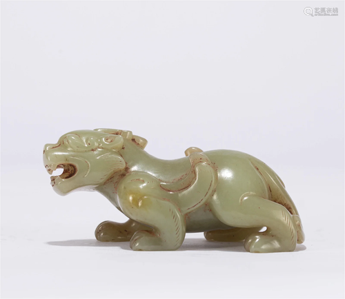 A CHINESE JADE BEAST