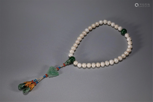 A CHINESE PEARL PRAYERS BEADS