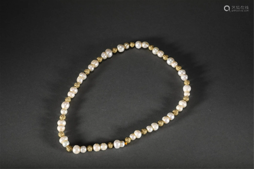 A CHINESE PEARL PRAYERS BEADS