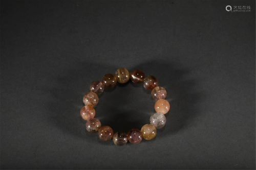 A CHINESE TOURMALINE BRACELET