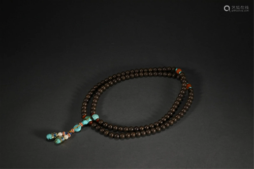 A CHINESE CHENXIANG BUDDHIST BEADS