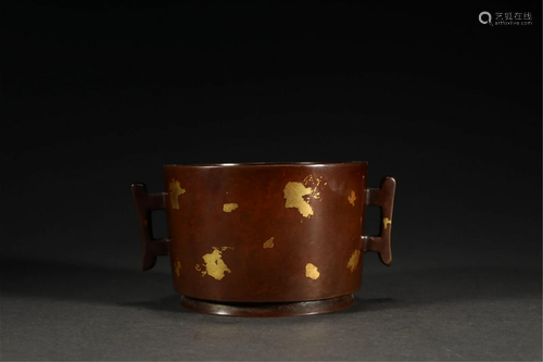 A CHINESE BRONZE CENSER