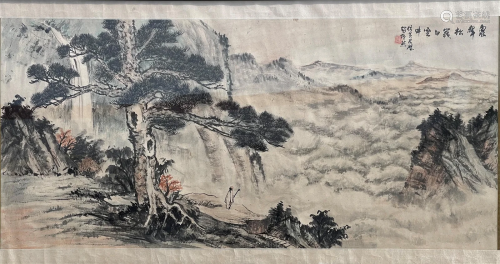A Chinese landscape Painting by Zhao Tiran