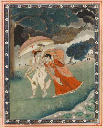 Anonymous Pahari painter. Northern India, Punjab Hills. 19th...