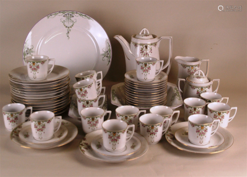 Jugendstil-Kaffeeservice - deutsch, Porzellanmanufaktur Carl...