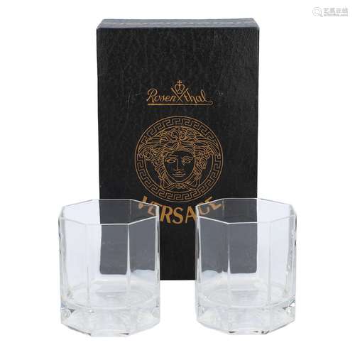 VERSACE x ROSENTHAL Whisky Gläser "MEDUSA".