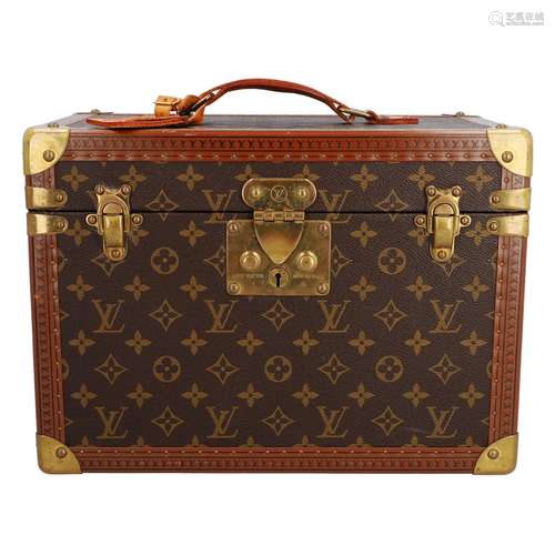 LOUIS VUITTON VINTAGE Beauty Case, ca. 80er Jahre.