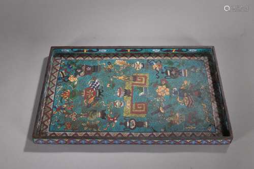 A Cloisonne TEA PLATE