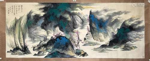 ACHINESE LANDSCAPE PAINTING, ZHANG DAQIAN