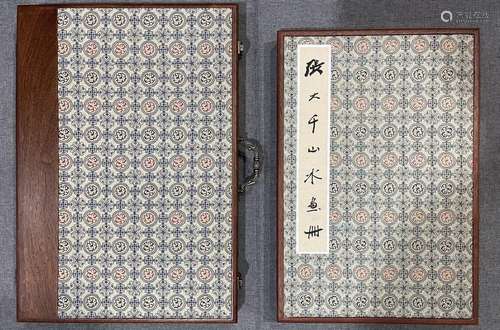 A SET OF CHINESE ALBUM, ZHANG DAQIAN