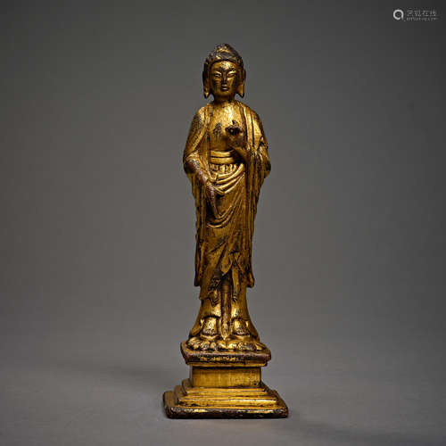 Liao Dynasty of China,Bronze Gilt Buddha Statue