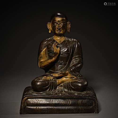 Qing Dynasty of China,Bronze Gilt Buddha Statue