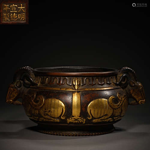 Ming Dynasty of China,Copeer Incense Burner