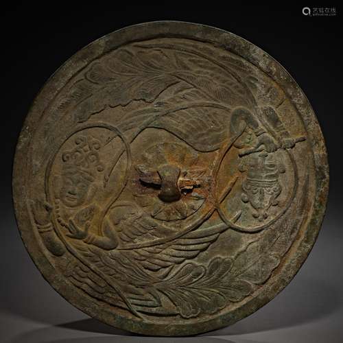 Liao Dynasty of China,Bronze Feitian Mirror