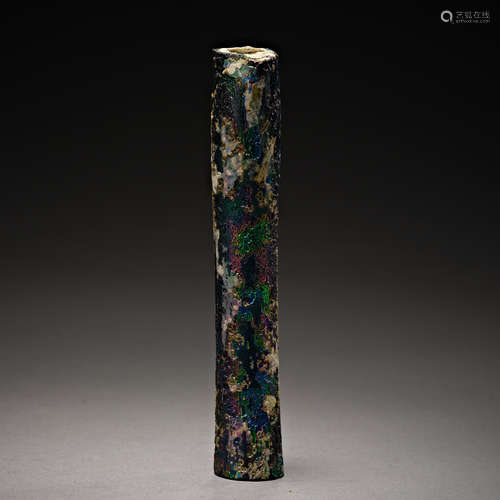 Han Dynasty of China,Coloured Glaze Tube