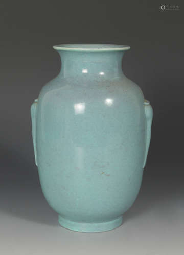 十九世纪 炉钧釉灯笼瓶