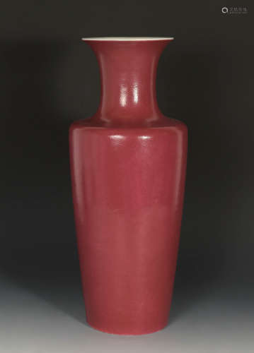 十九世纪 胭脂红瓶