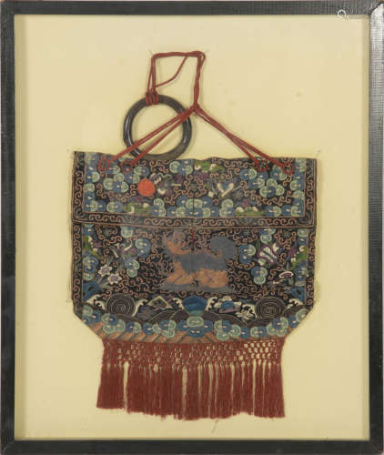 十九世纪 织绣手袋