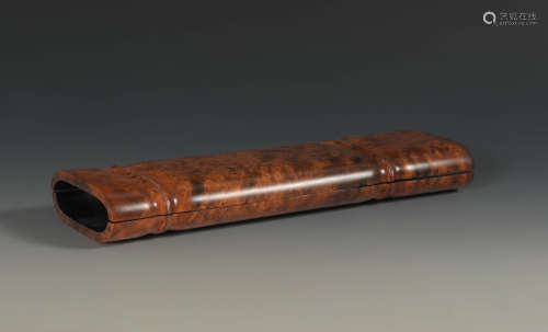 十九世纪 樱木竹节形文具盒