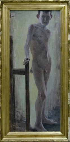 Oil painting Naked boy Shulga Ivan Nikolaevich