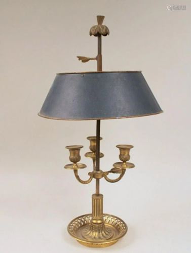 A Bronze Table Lamp