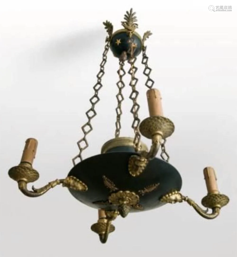 An Empire-Style Ceiling Light
