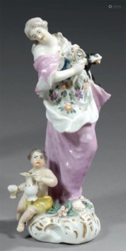 A Porcelain Dancing Figure
