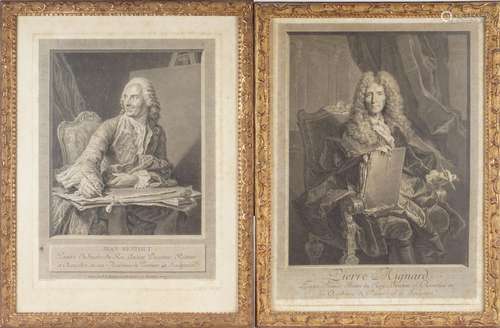 Georg Friedrich SCHMIDT (1712-1775) et  Pierre Etienne MOITT...