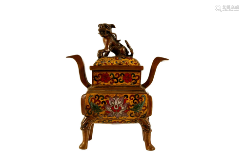 A Cloisonne Censer