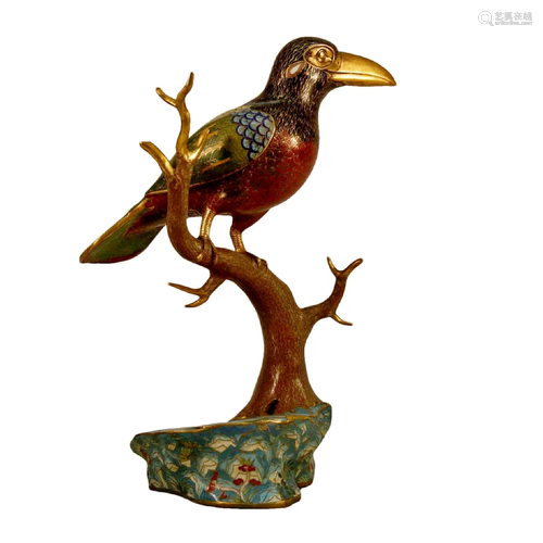 A Cloisonne Bird