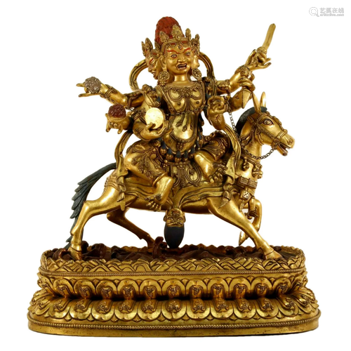 Gilt Bronze Figure of Marici