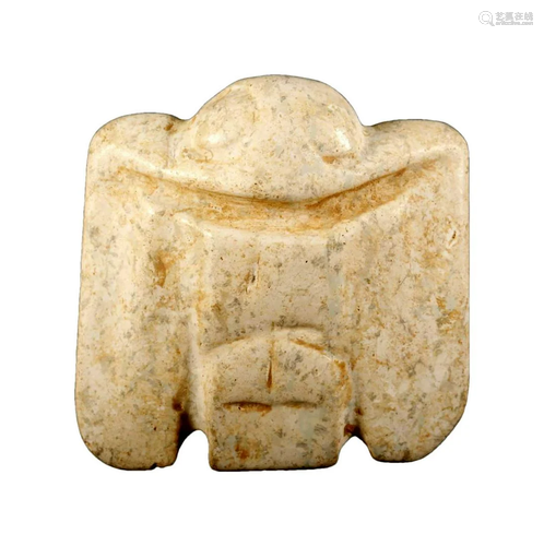 A Hongshan Culture Jade 'Bird' Pendant.