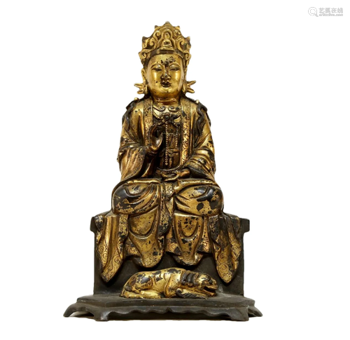 A Shoushan Stone cloisonne Guanyin statue