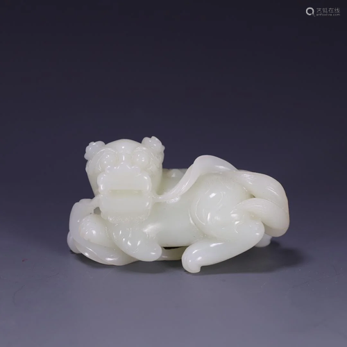 A Hetian Jade Lion