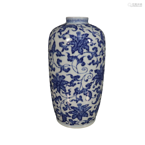 A Lovely Blue and White Vase