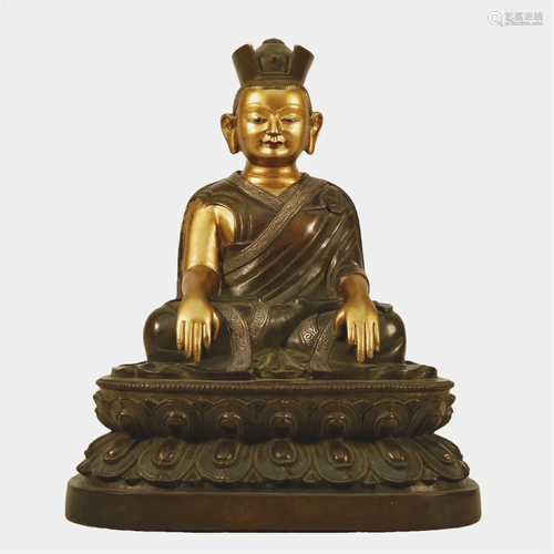 A Gilt-Bronze Figure Of Brog.Mi