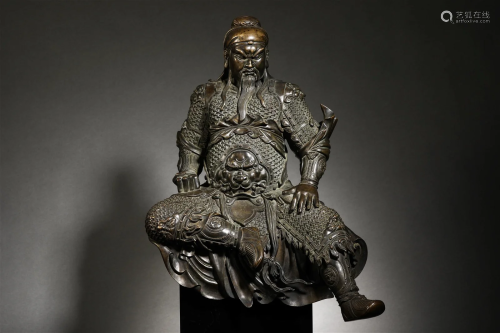 Bronze Guan Gong Statue
