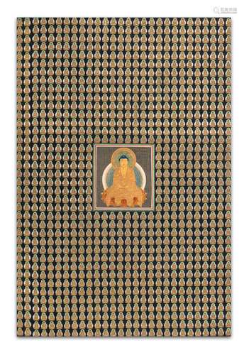 AN ANONYMOUS PAINTING OF AMIDA NYORAI (AMITABHA)