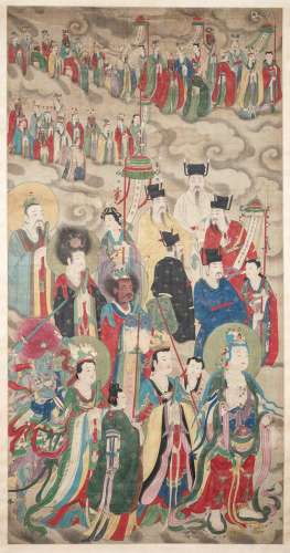 PANTHEON OF DAOIST AND BUDDHIST GODS AND SAGES