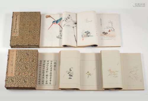 TWO ALBUMS: "COLLECTION OF LETTER PAPERS FROM BEIJING R...