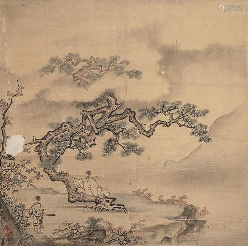 HOSOKAWA FUJITAKA (1534-1610) AND AN ANOYMOUS PAINTER