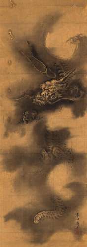 A PAINTING OF A DRAGON BY SÔDENSAI