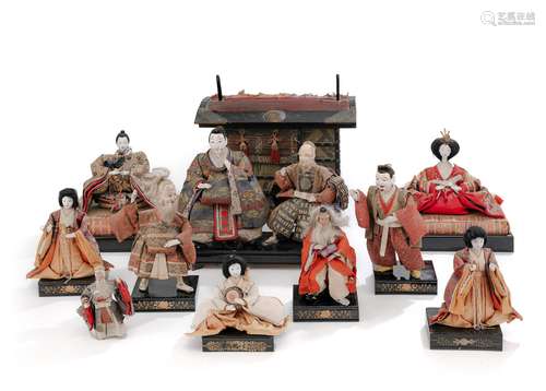 A GROUP OF HINAMATSURI DOLLS 'HINA-NINGYÔ'