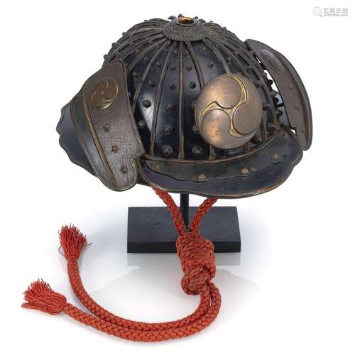 A KAJI KABUTO (FIR GUARD HELMET)