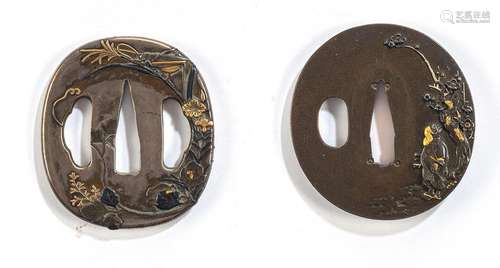 TWO SHIBUICHI TSUBA